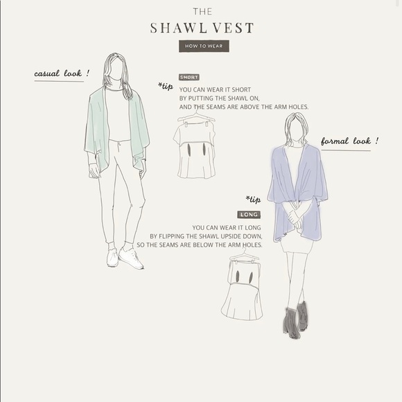 Look by M The Convertible Shawl Vest - Picture 12 of 12